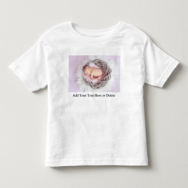 Personlig Photo Småbarn Baby Gift T Shirt (Framsida)