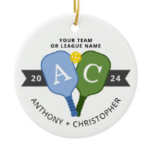 Personlig Photo Team Player Pickleball Ornament