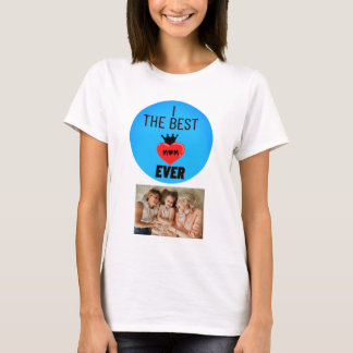 Personlig Photo the best mamma någonsin T Shirt