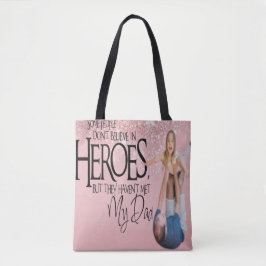 Personlig Photo Tote Bag med Quirky Quote Tygkasse