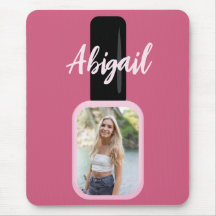 Personlig Photo Trendig Modern Rosa Nagel polska