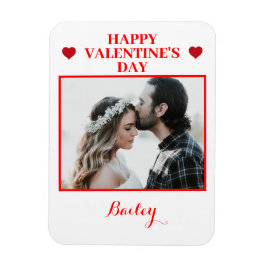 Personlig Photo Valentine Day Flexible Magnet