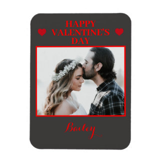 Personlig Photo Valentine Day Flexible Magnet