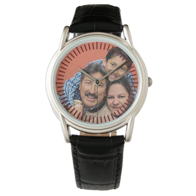 Personlig PHOTO Watch Manar Keepsak Family Bilder Armbandsur (Framsida)