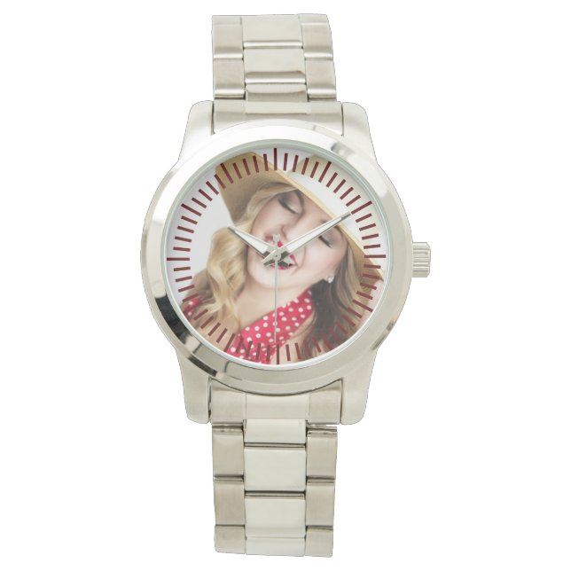 Personlig PHOTO Watch Manar Keepsak Make Armbandsur (Framsida)