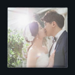 Personlig Photo Wedding Favor Magnet<br><div class="desc">Personlig Photo Wedding Favor-magnet</div>