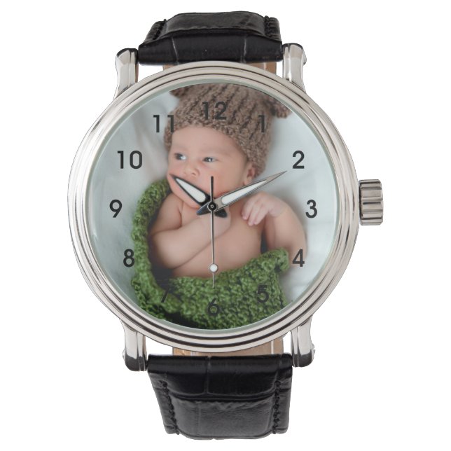 Personlig Photo Wrist Watch Armbandsur (Framsida)