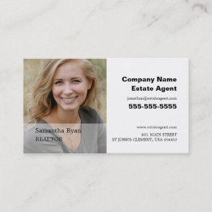 Personlig Photograf, Realtor, Gods Agent Visitkort