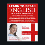 Personlig Photograph, engelsk språkkurs Flygblad<br><div class="desc">Personlig Photograph,  English Language Course Advertising Flyers by the Affärskort Store.</div>