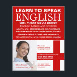 Personlig Photograph, engelsk språkkurs Flygblad<br><div class="desc">Personlig Photograph,  English Language Course Advertising Flyers by the Affärskort Store.</div>