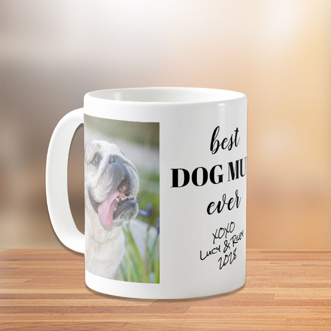 Personlig Photos Best Hund Morsa Kaffemugg (Skapare uppladdad)