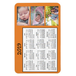 Personlig Photos Mini Magnet Calendar 2018