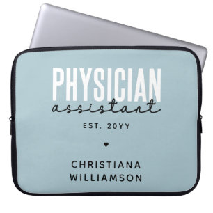 Personlig Physician Assistant PA Studenten Laptop Fodral