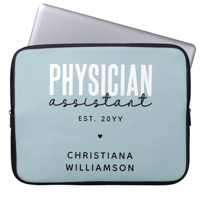 Personlig Physician Assistant PA Studenten Laptop Fodral (Framsidan)