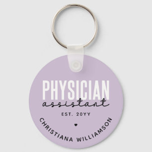 Personlig Physician Assistant PA Studenten Nyckelring