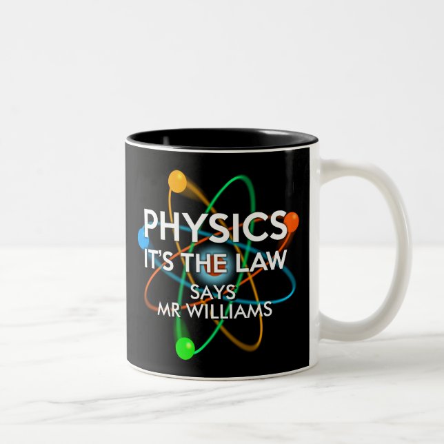 Personlig Physics Det är advokatvetenskapen Två-Tonad Mugg (Höger)