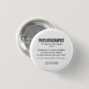 Personlig Physioterapist Funny Knapp