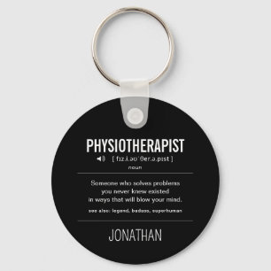 Personlig Physioterapist Funny Nyckelring