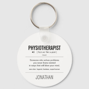 Personlig Physioterapist Funny Nyckelring