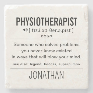 Personlig Physioterapist Funny Stenunderlägg