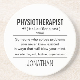 Personlig Physioterapist Funny Underlägg
