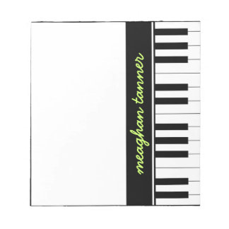 Personlig Piano Anteckningsblock