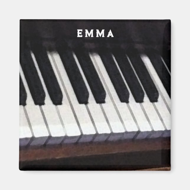 personlig piano magnet (Framsidan)