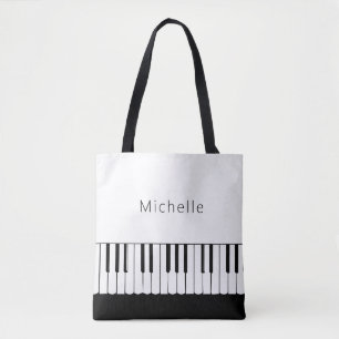 Personlig Piano Music Tygkasse