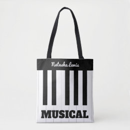 Personlig Piano Nycklar Music Musical Instrument Tygkasse