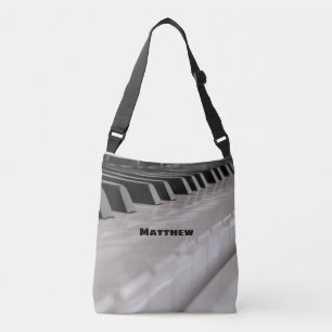 Personlig Piano Tote Bag för Lessons Axelväska