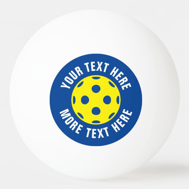 Personlig pickleball bord tennis pingisboll (Framsidan)
