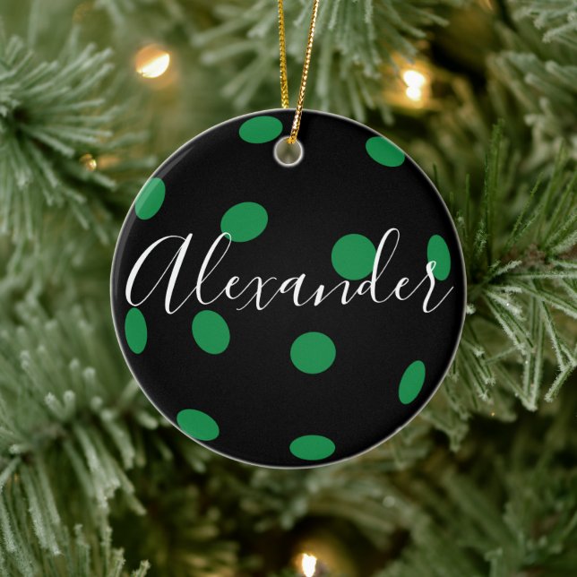 Personlig Pickleball Ceramic Ornament (Träd)