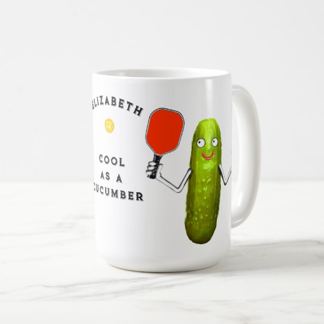 Personlig Pickleball Coffee Mugg (Framsida höger)