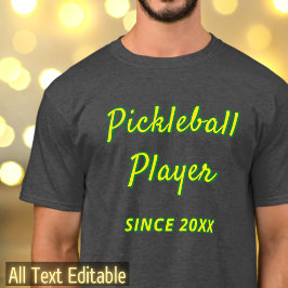 Personlig Pickleball eller Lägg till Anpassningsba T Shirt