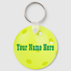 Personlig Pickleball Keychain Nyckelring