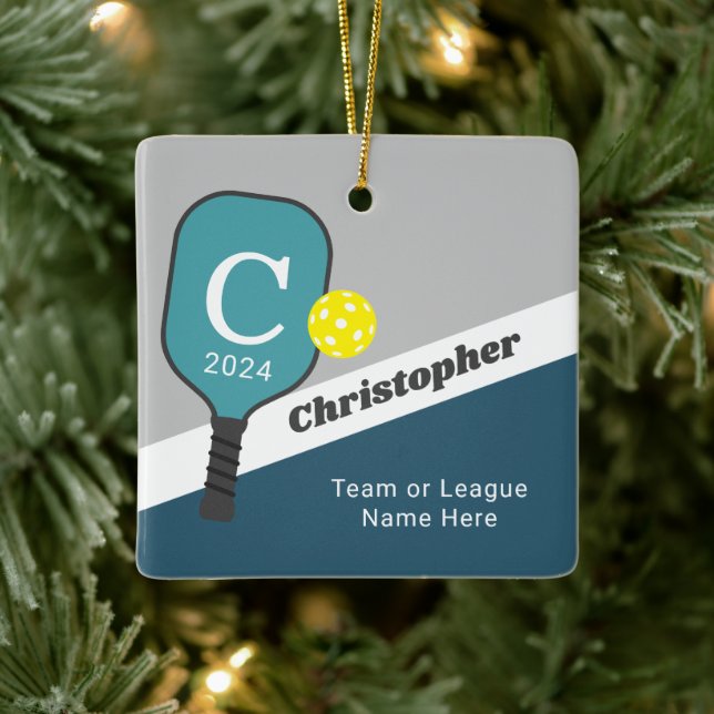 Personlig Pickleball Ornament (Träd)
