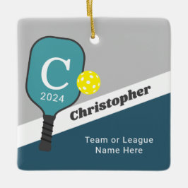 Personlig Pickleball Ornament