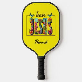 Personlig Pickleball Paddle - Team Jesus design