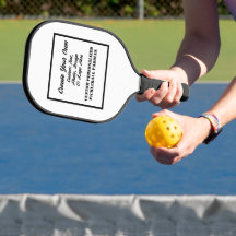 Personlig Pickleball Paddles