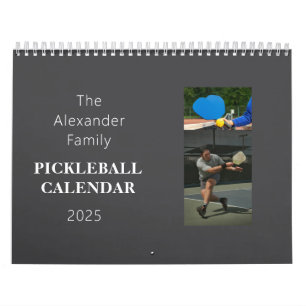 Personlig Pickleball Photo Calendar Kalender