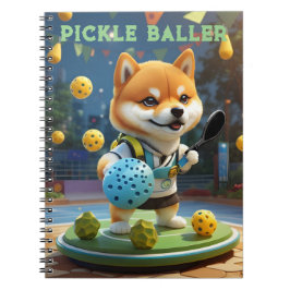 Personlig Pickleball Pickle Baller Anteckningsbok