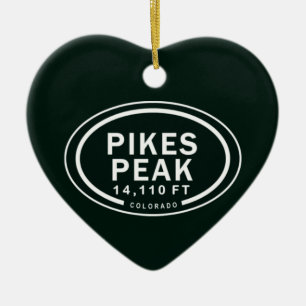 Personlig Pikes - toppvärde Colorado Rocky Mountai Julgransprydnad Keramik