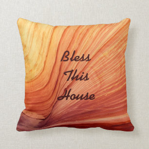 Personlig Pillow Bless Bröllop Gift från Europapar Kudde