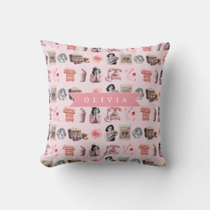Personlig Pin-Up Glamör Gammal Hollywood Retro Kudde