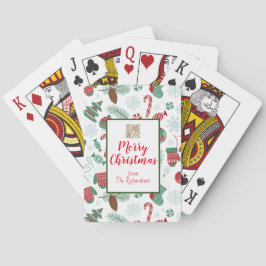 Personlig Pinecones, Polkagrisar Mittens Träd Casinokort