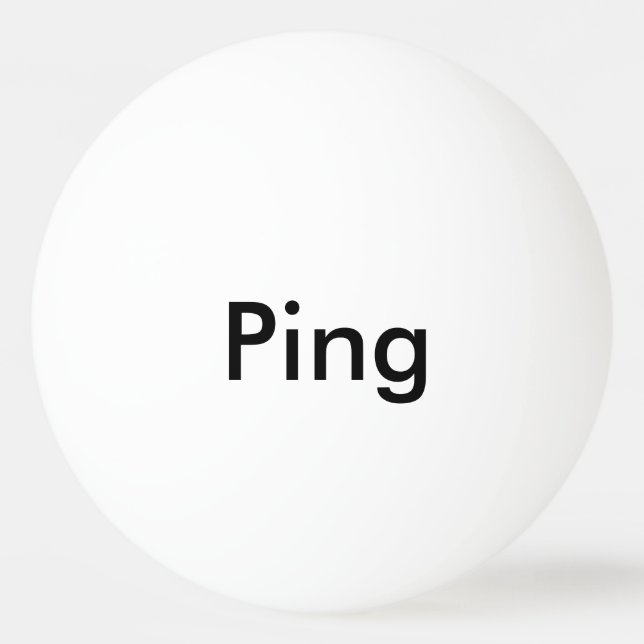 Personlig Ping Pong Boll (Framsidan)