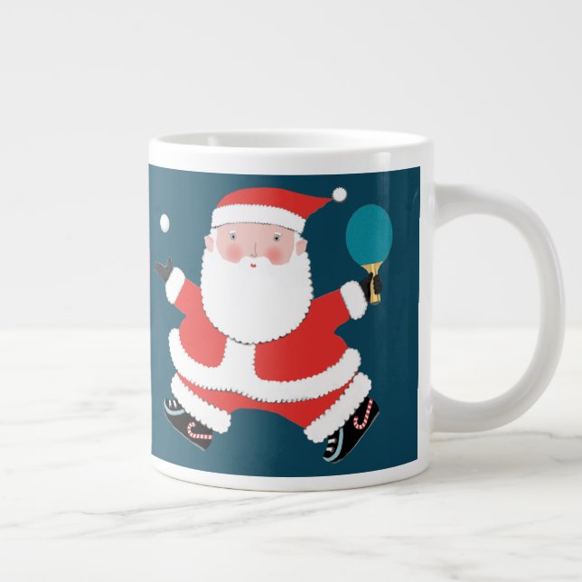 Personlig Pingis Julpresent Jumbo Mugg (Höger)
