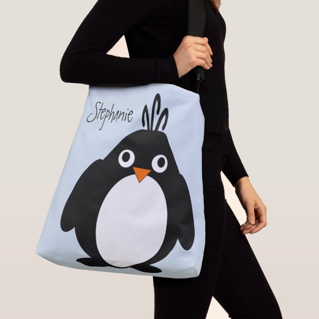 Personlig pingvindesign axelväska (Närbild)