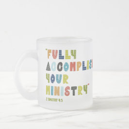 Personlig Pioneer School Frosted Mugg