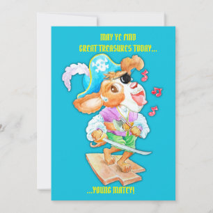 Personlig Pirat Boys Birthday Greetings Card Julkort